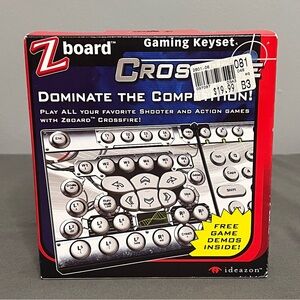 NIB Crossfire Shooter/Action Zboard Limited Edition Gaming Keyboard Keyset